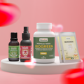 Kit Dia dos Namorados Biopromais - Tabletes, Chá, Extrato e Spray de Própolis Verde