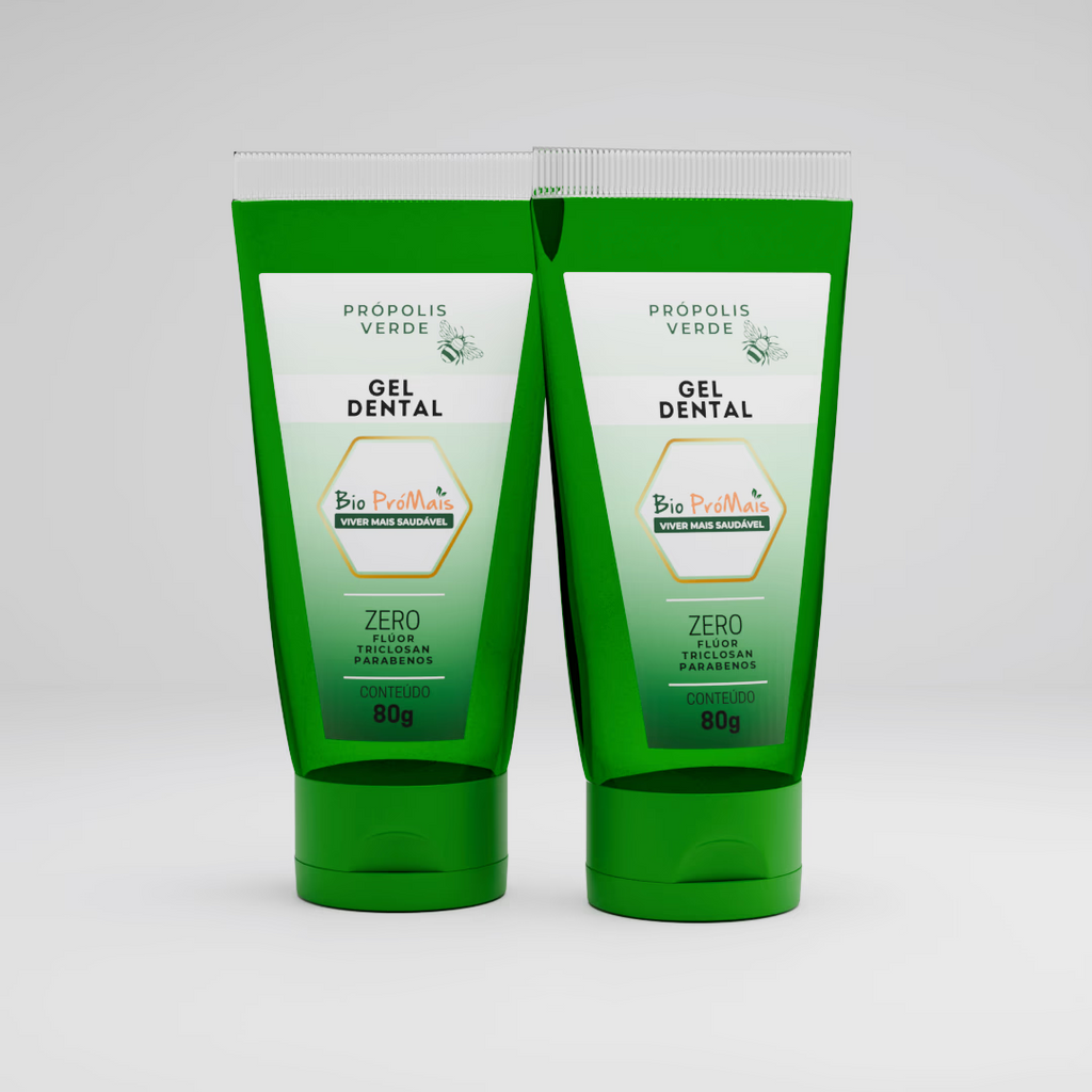 Gel Dental Natural com Extrato de Própolis Verde - 90g