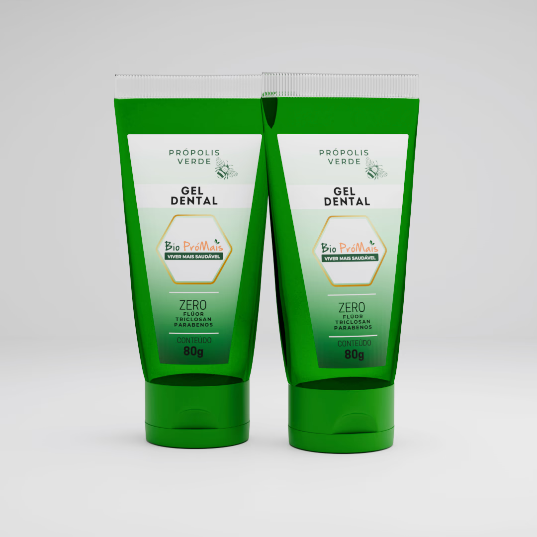 Gel Dental Natural com Extrato de Própolis Verde - 90g