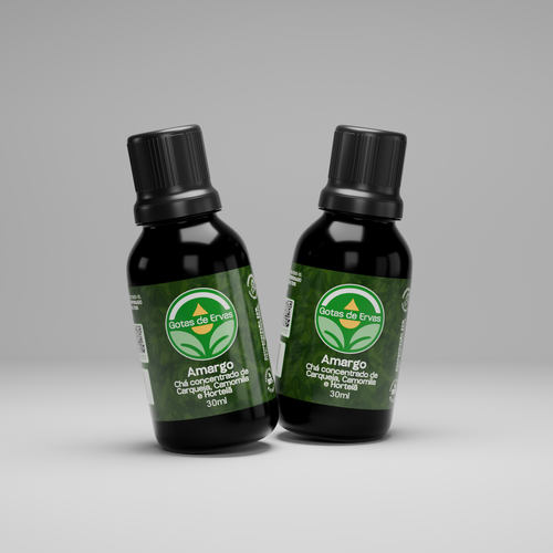 Concentrado Líquido de Carqueja, Camomila e Hortelã - Amargo Tradicional (30ml)