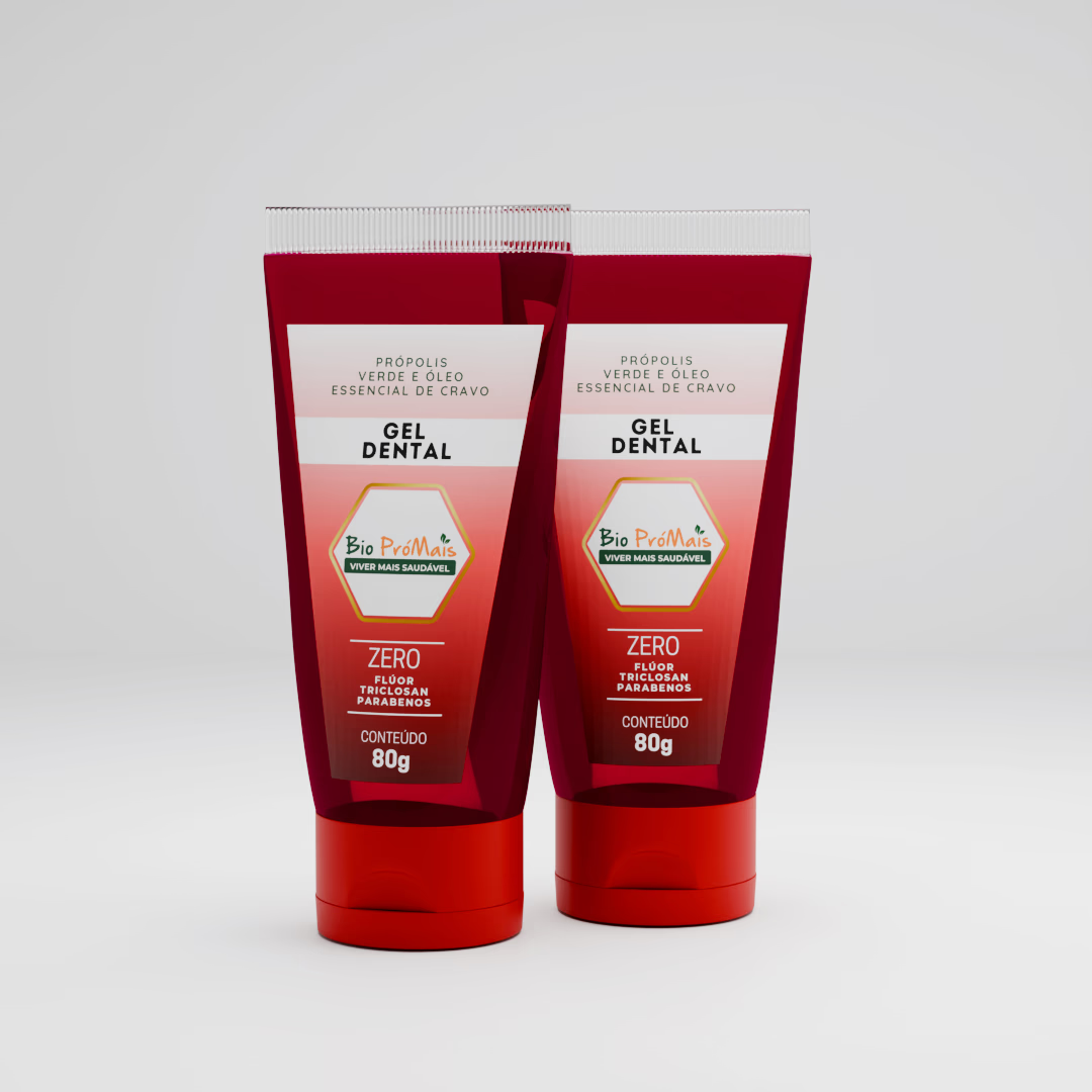 Gel Dental Refrescante Própolis verde e óleo essencial de cravo- 90g