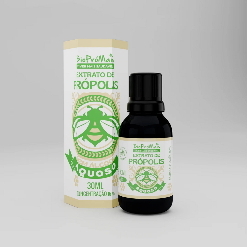 Extrato de Própolis Verde Aquoso (Sem Álcool) - (30ml)