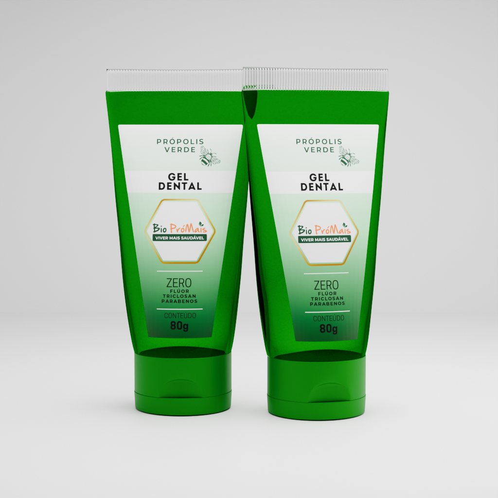Gel Dental Natural com Extrato de Própolis Verde - 90g