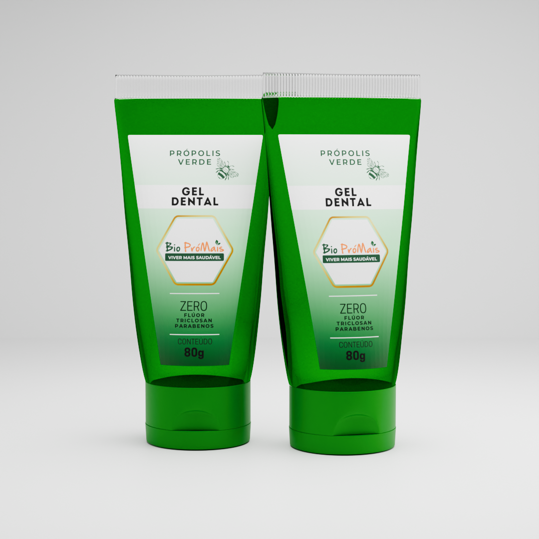 Gel Dental Natural com Extrato de Própolis Verde - 90g