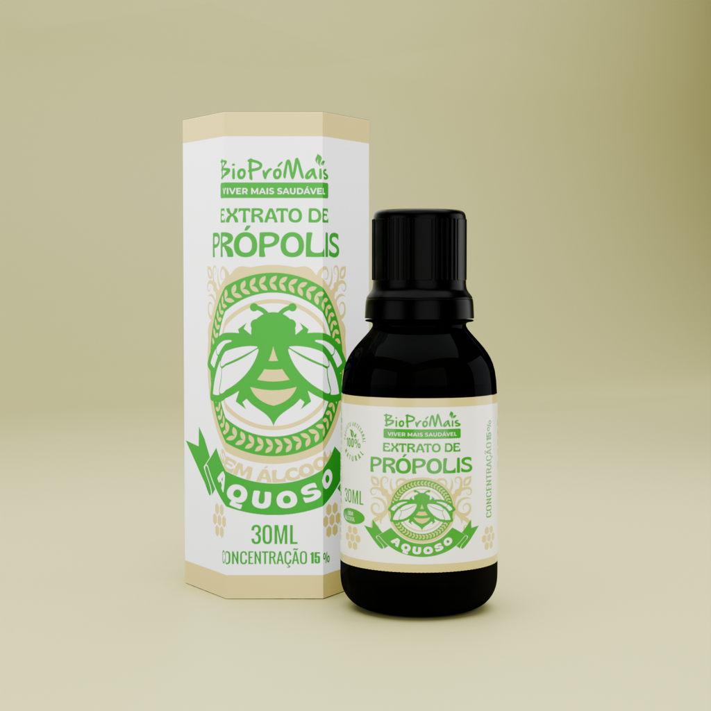 Extrato de Própolis Verde Aquoso (Sem Álcool) - (30ml)