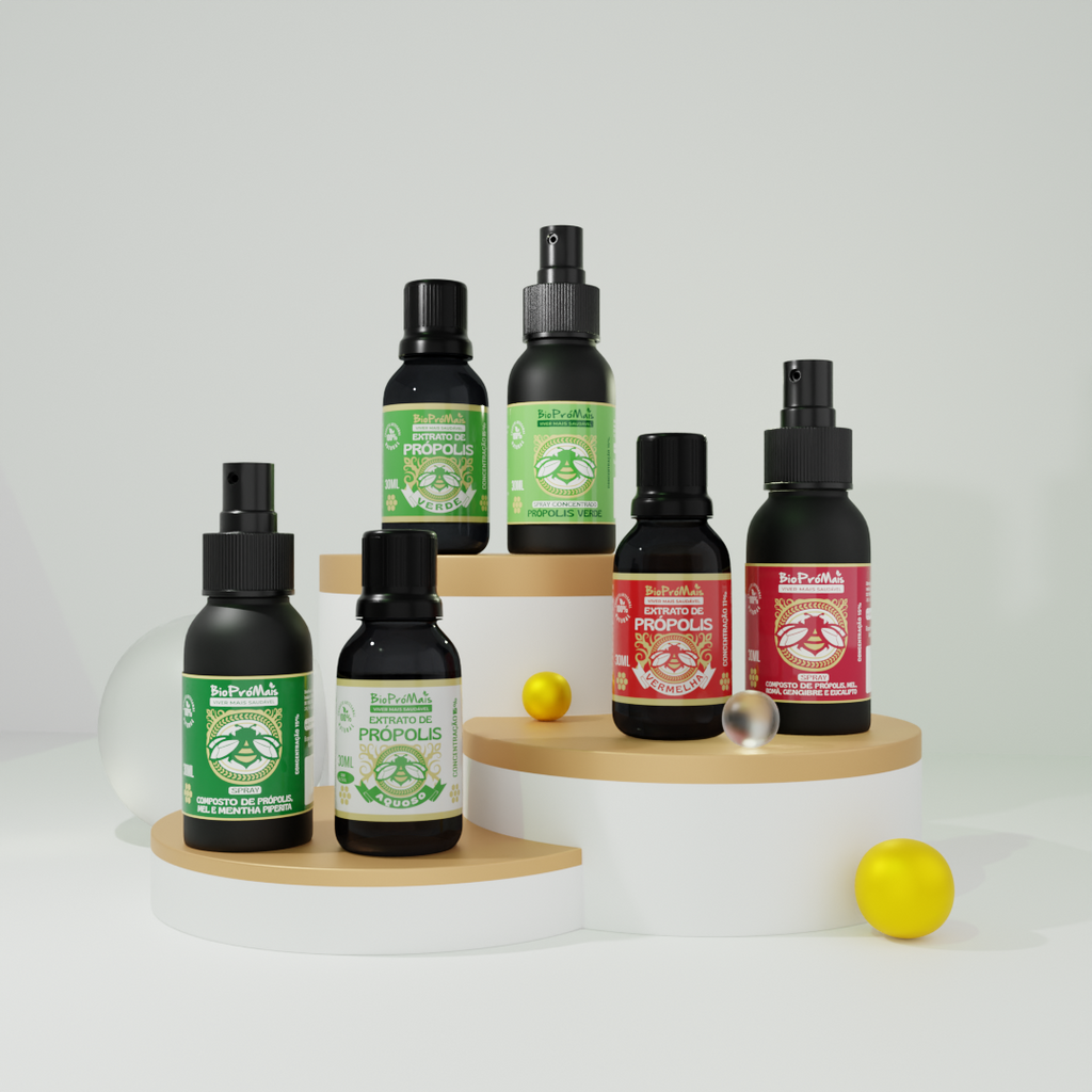 Kit Seleção Vida Natural - 6 Extratos e Sprays de Própolis