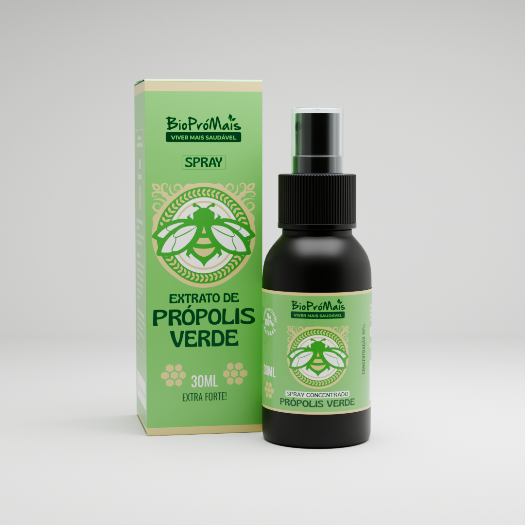 Spray Bucal de Própolis Verde Concentrado (30ml)